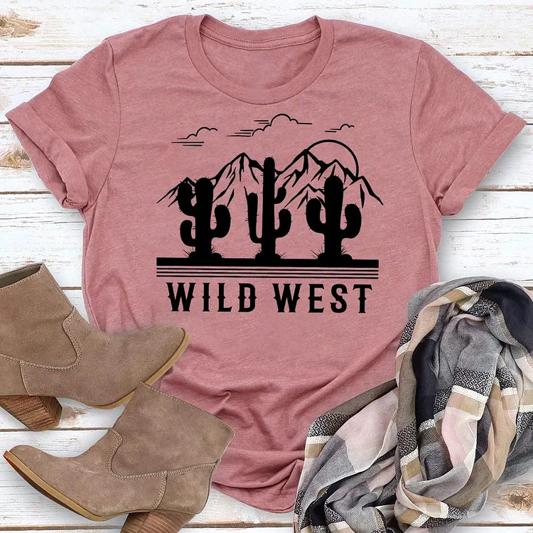 Wild WestT-Shirt Tee -06062-Annaletters