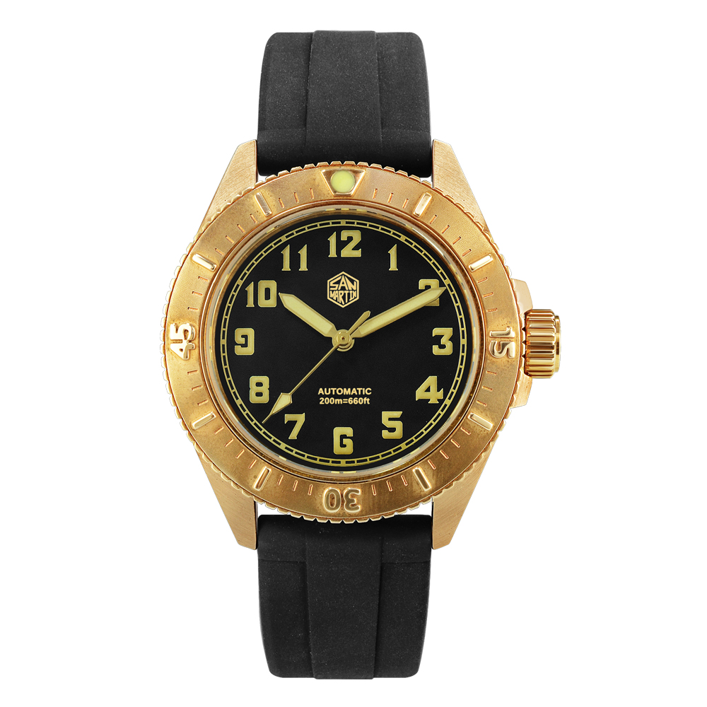 San Martin Military Diving Watch Bronze SN040q San Martin Watch San Martin Watch