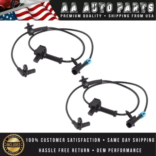 Dronehint Set of 2 ABS Wheel Speed Sensor for  07-12 Chevrolet AvalancheTahoe ALS1464 Rear (For: GMC) Parts