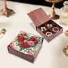Diamond Painting Wooden Love Rose 4 Slots Diamond Painting Storage Box for Adult Beginner