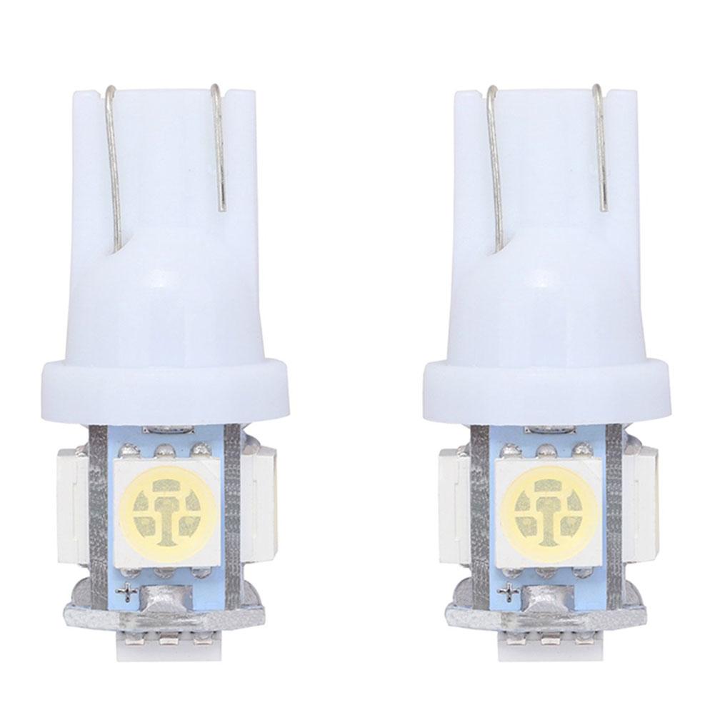 

12V LED Bulb 5 SMD LED T10 W5W 194 Bulbs for Car Auto Wedge Taillight Lamps, 20psc, 501 Original