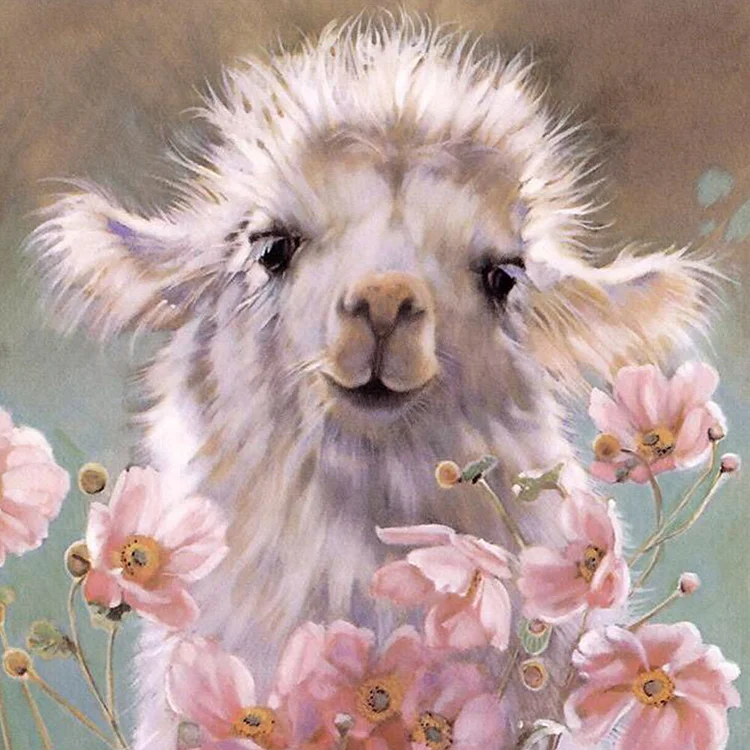 Cute Alpaca - Paint By Numbers(20*20cm)
