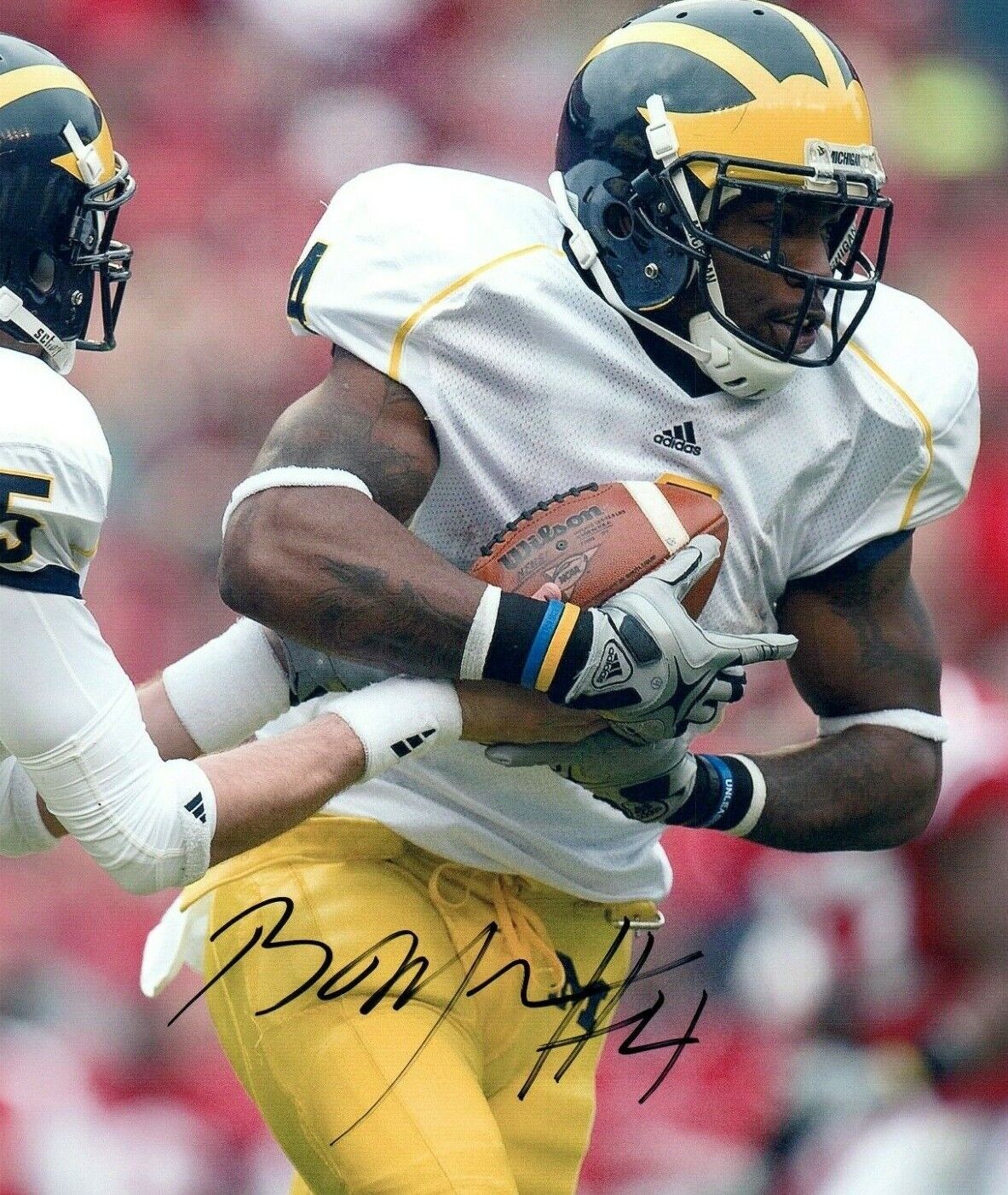 Brandon Minor Michigan Wolverines Signed 8x10 Photo Poster painting Autographed COA