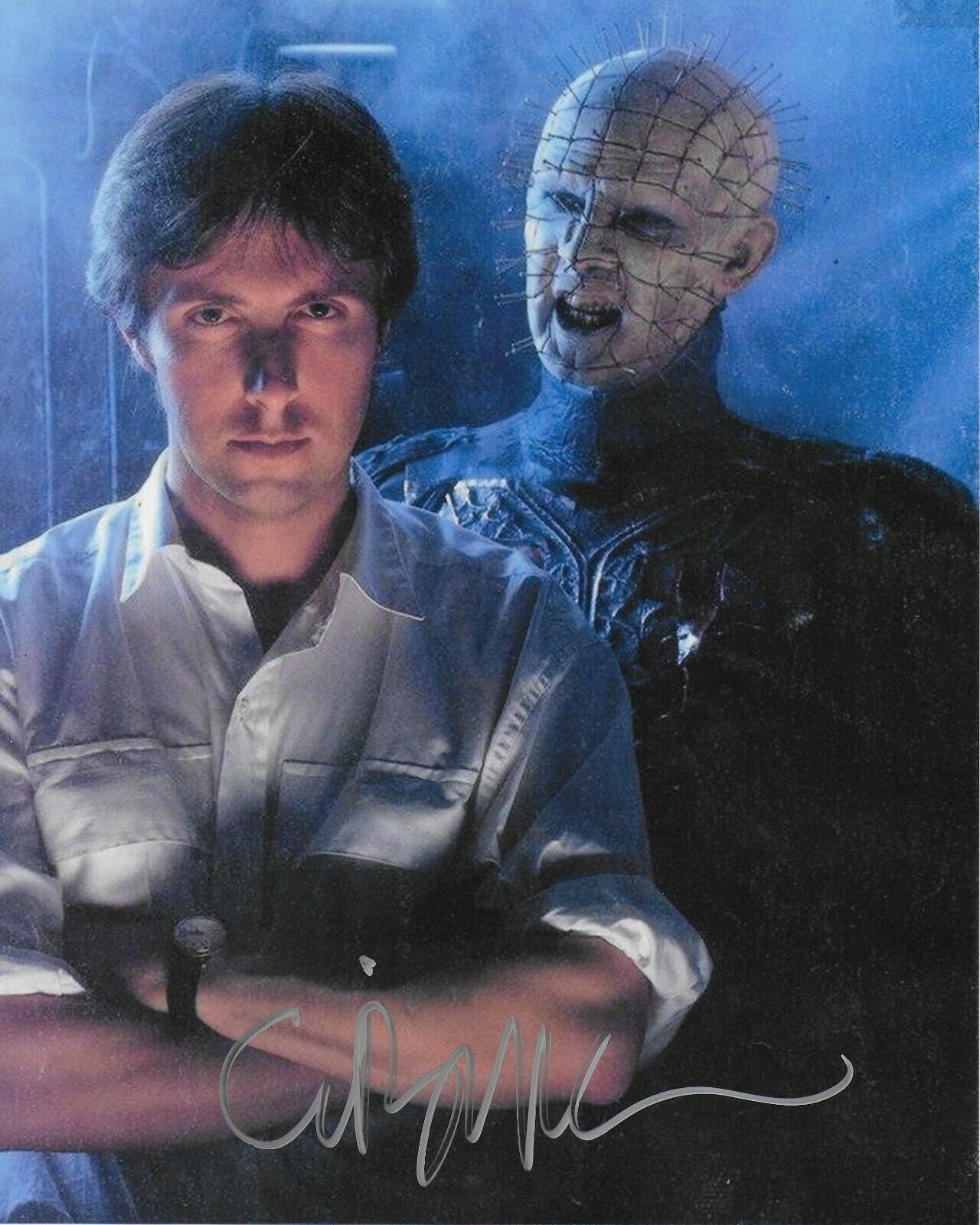 Clive Barker Hellraiser Original Autographed 8X10 Photo Poster painting #4