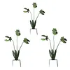 Metal Carnivorous Plant Garden Stake Weatherproof Large Venus Flytrap Plant Sculpture Rust Proof Painted Carnivorous Plants Garden Stake For Outdoor Gardens And Courtyards
