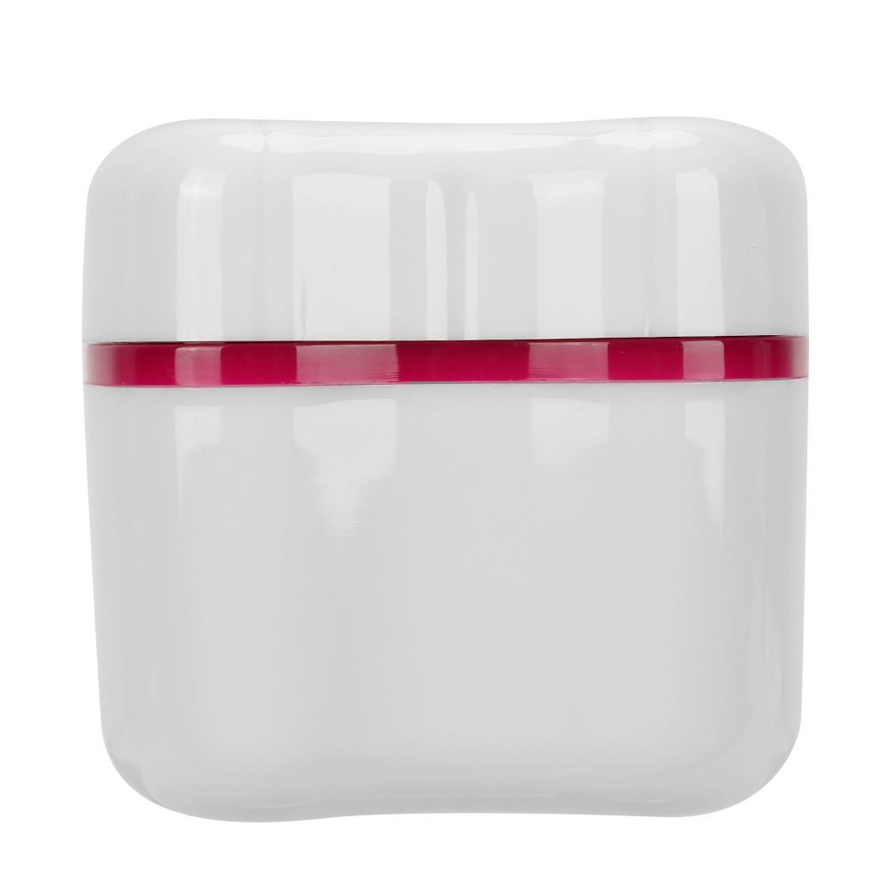 

Denture Box Bathroom Denture Cup Mouthguard Cleaning Container for Travel, 501 Original