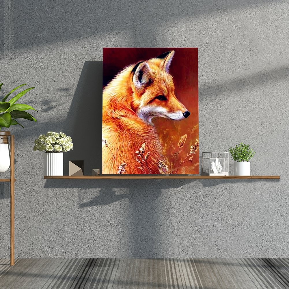 Fox-Full Round Diamond Painting