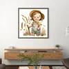 Farm Baby - 18CT Stamped Cross Stitch 25*25cm/9.84*9.84in
