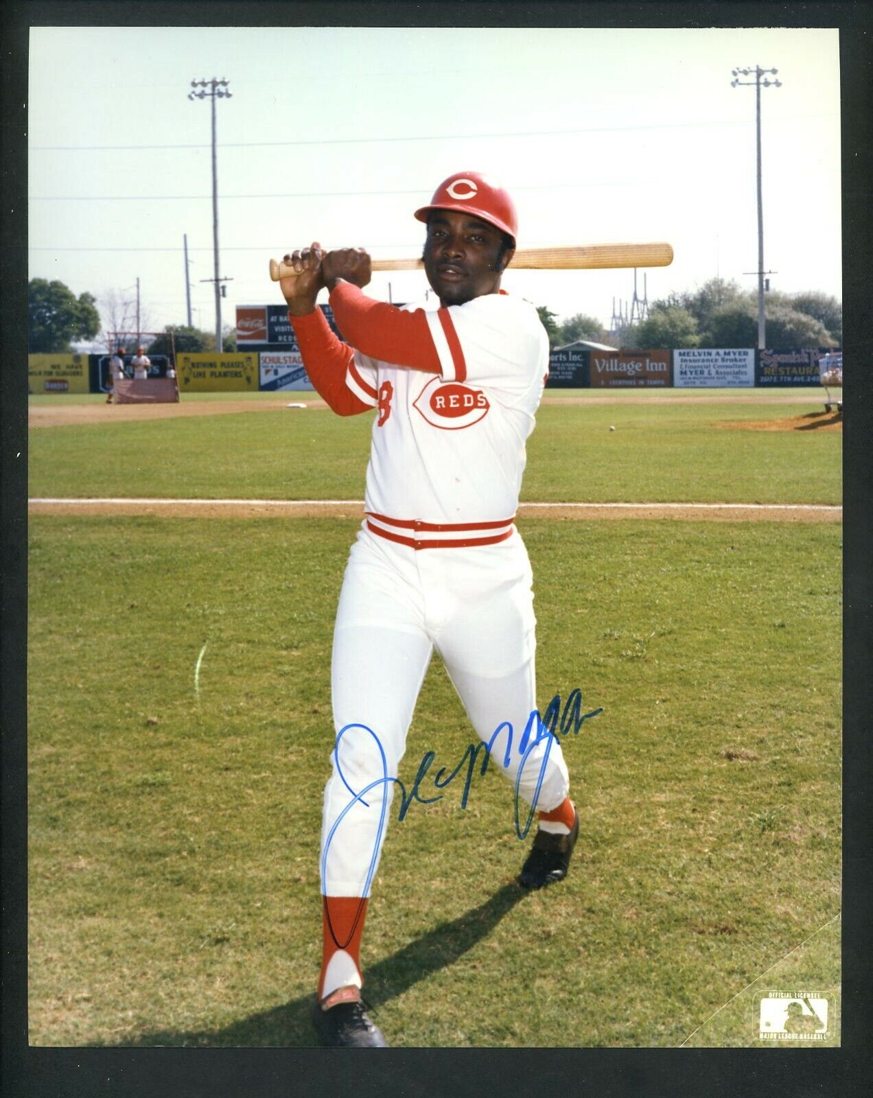 Joe Morgan Signed Autographed 8 x 10 Photo Poster painting Cincinnati Reds SHIPPING IS  1a1a