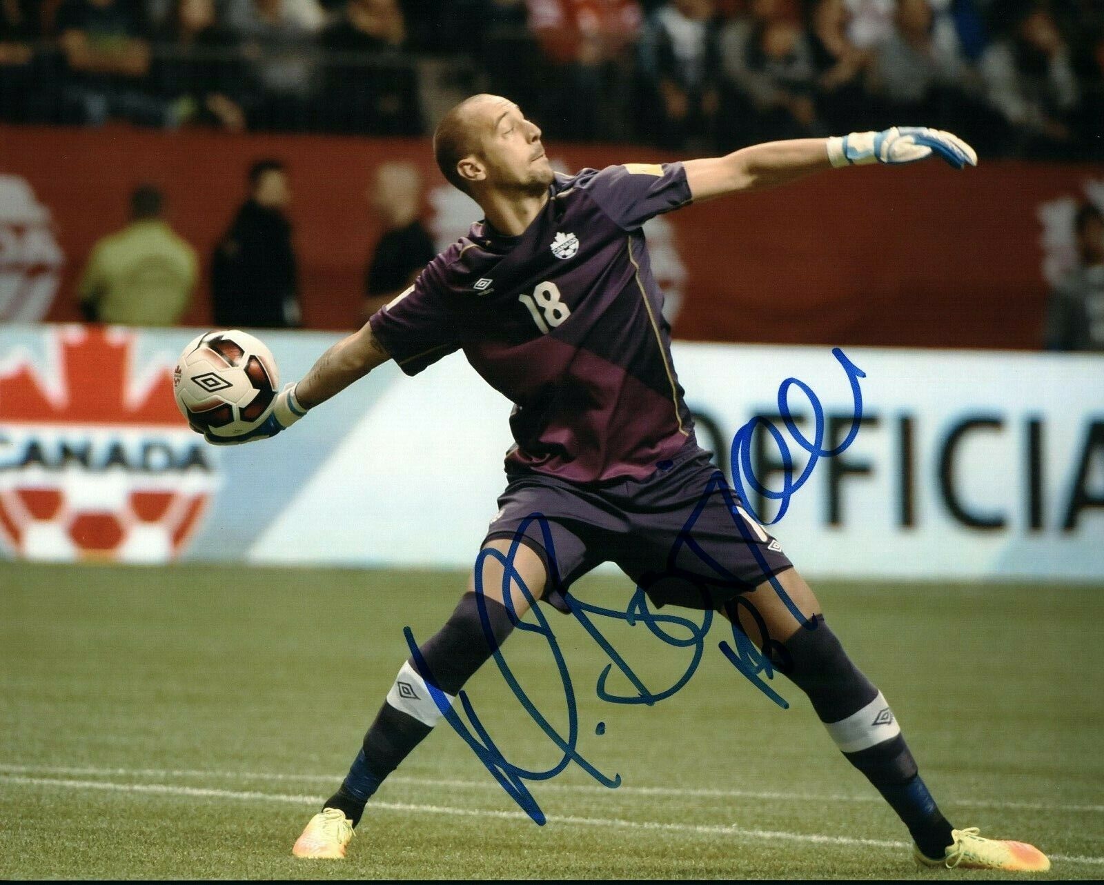 Team Canada Milan Borjan Autographed Signed 8x10 Photo Poster painting COA #2