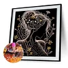 Elegante Silhouette Schönheit - speziell geformte Diamantmalerei - 30*30cm