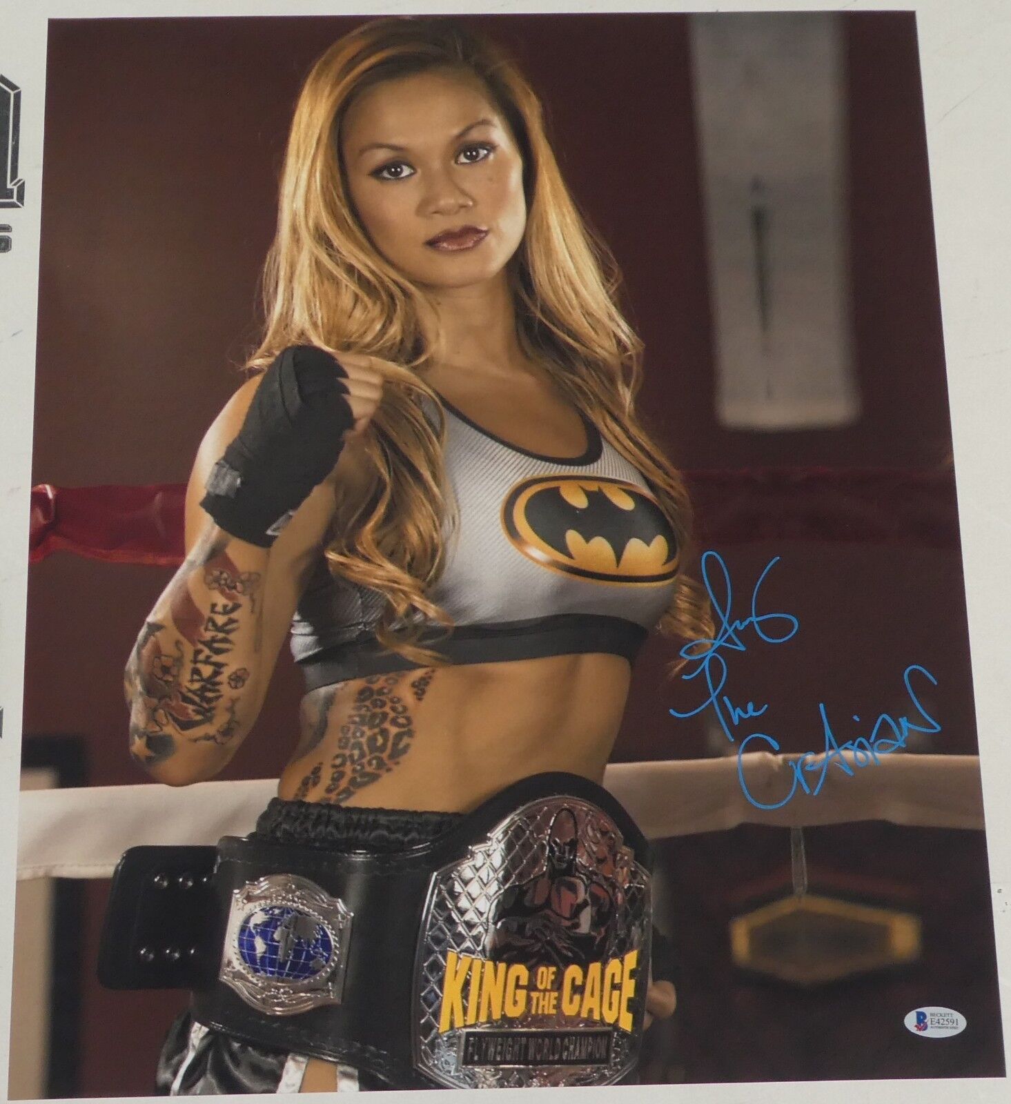 Andy Nguyen Signed 16x20 Photo Poster painting BAS Beckett COA Rizin KOTC MMA CrAsian Autograph