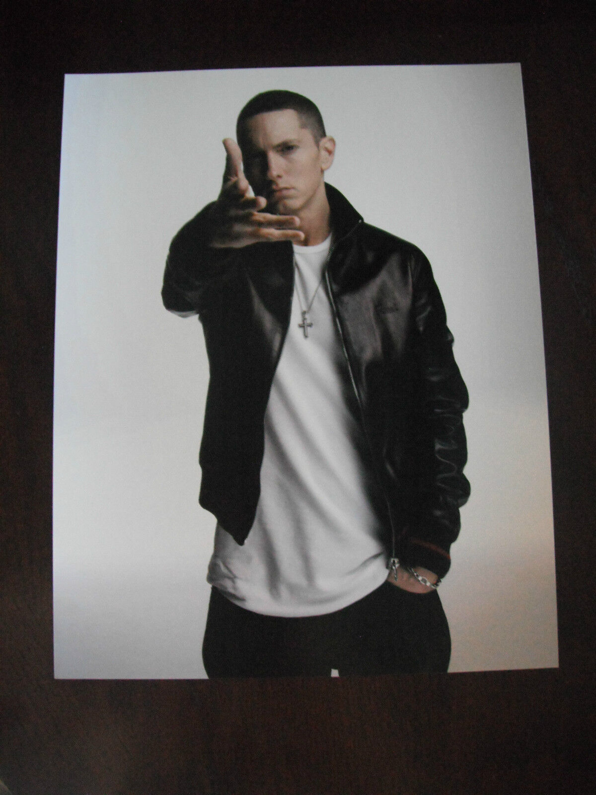 Eminem Rapper Actor Color 11x14 Promo Photo Poster painting #2