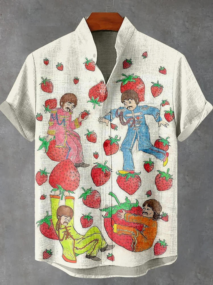 Teecade Teecade The Beatles Art Print Shirt