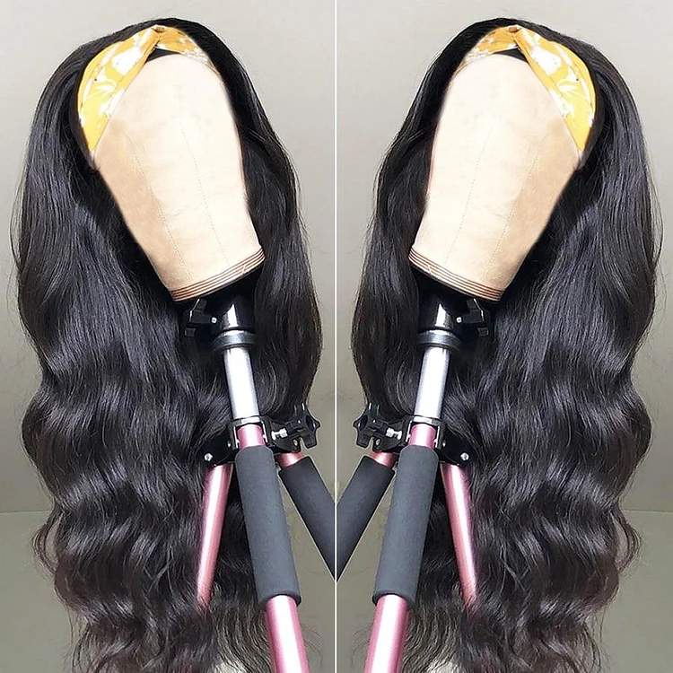 Secure & Easy to Handle Body Wave Headband Wig