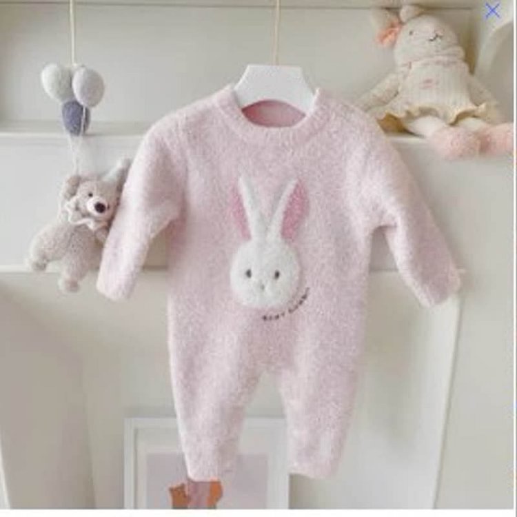 Baby Animal Fleece Pajamas Romper