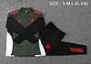 2025/2026 Bayern Munich Half-Pull Training Suit Dark Green Football Shirt 1:1 Thai Quality