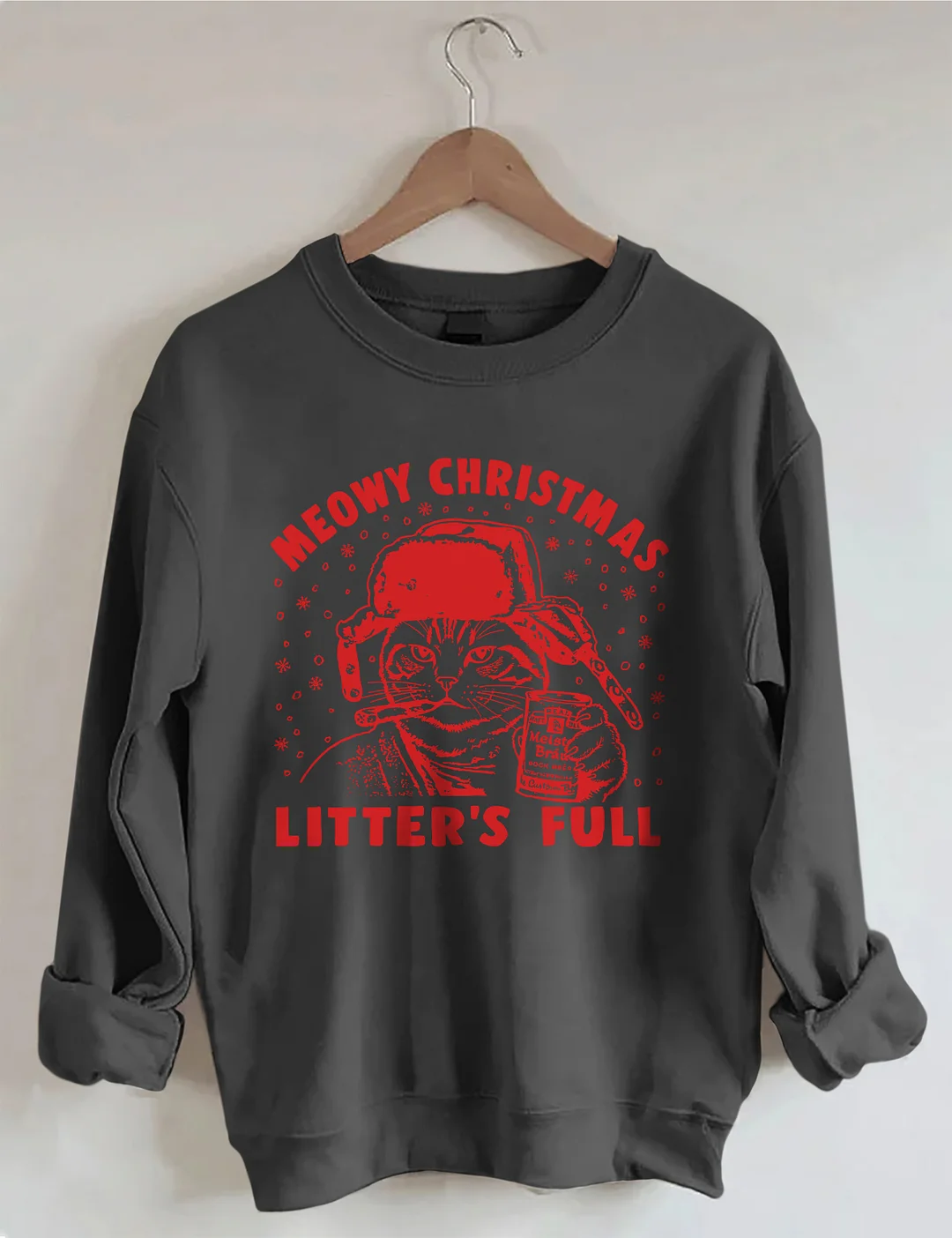 Litters Full Meowy Christmas Sweatshirt