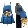 💖Mother's Day Hot Sale 49%OFF🌺Cross Back Gardening Apron With Deep Kangaroo Release Pockets