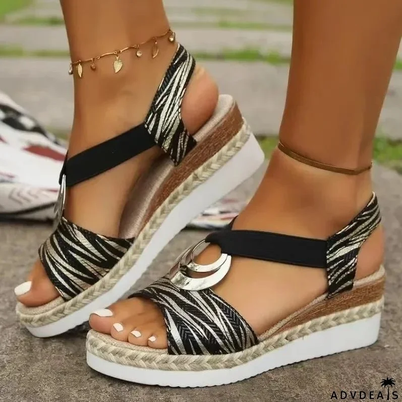 Ayla Wedge Sandals