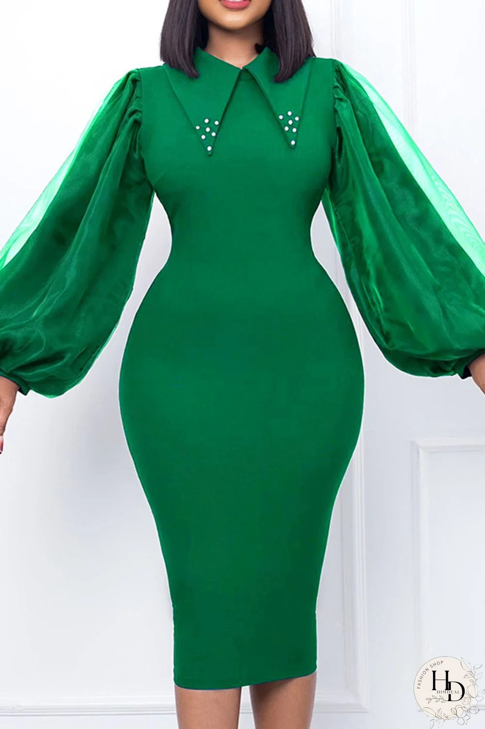 Red Casual Solid Patchwork Beading Turndown Collar One Step Skirt Dresses