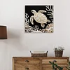 Turtle DIY Pearl Art Diamond Painting Kit for Adults Home Decor 25x25cm With Frame