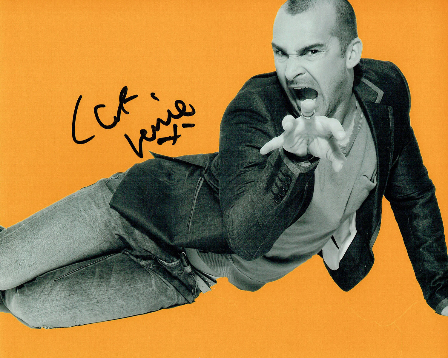 Louie SPENCE Pineapple Dance Studio SIGNED 10x8 RARE Photo Poster painting AFTAL Autograph COA