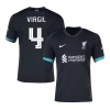 VIRGIL #4 Liverpool Away Soccer Jersey 2024/25 &ndash; UCL
