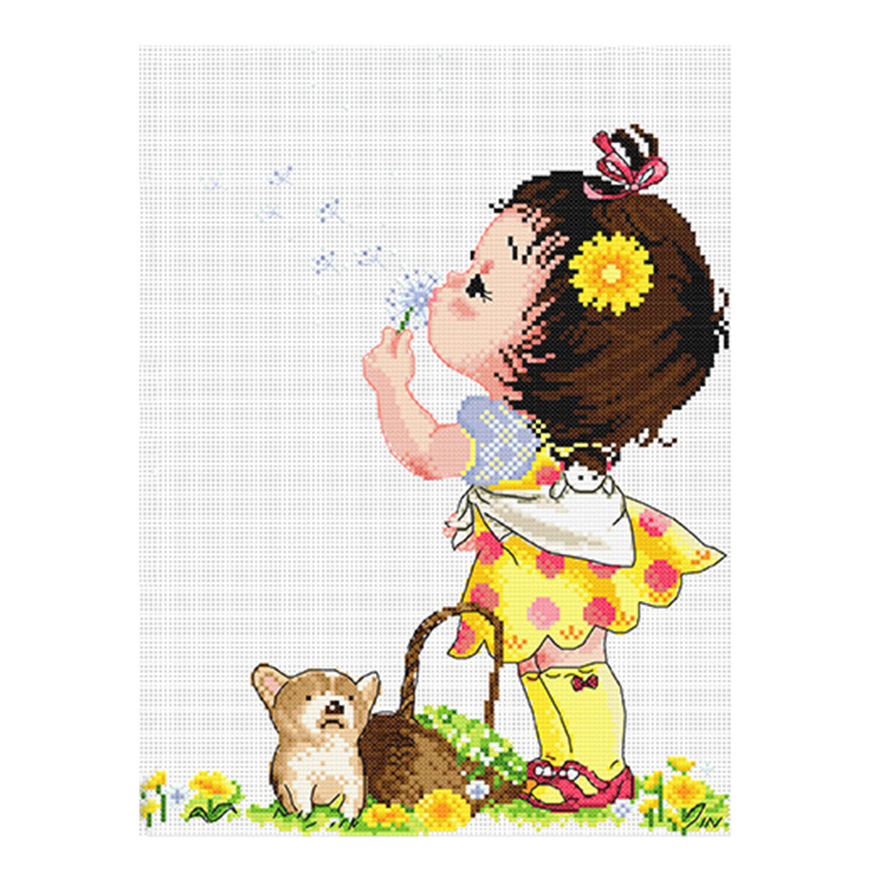 

Bubble - 11CT Stamped Cross Stitch - 45*37CM, 501 Original
