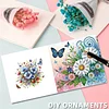 6Pcs Diamond Painting Daisies Greeting Card Set with Envelopes for Beginner Adult Holiday Gifts