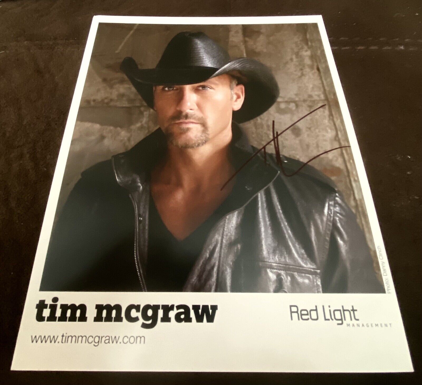 Tim McGraw Signed 8x10 Promo Photo Poster painting Autograph Faith Hill CMA