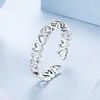 Heart Stackable Rings 925 Sterling Silver 
