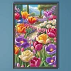 (40*60cm)Colorful Flowers - Full Round Drill Diamond Painting