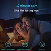 Smart Thermal Kegel Training Device for Men & Women - Wireless Vibration Pelvic Floor Exerciser with Airbag Support