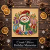 (25x25cm)DIY Pearl Painting Xmas Framed Handmade Pearl Material Art Kit Living Room Decor