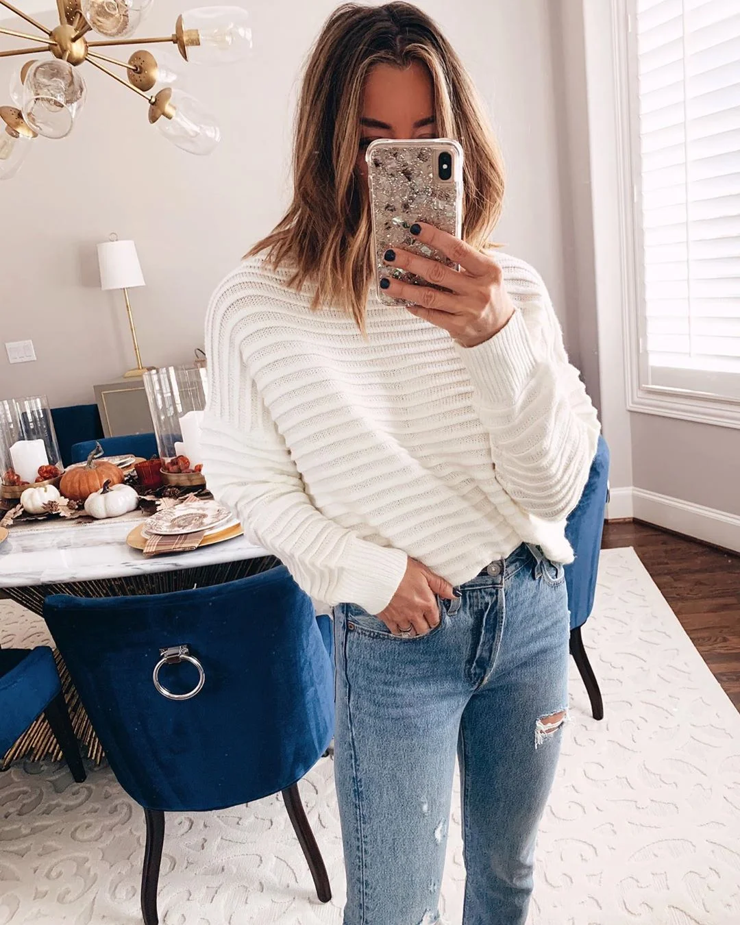 Fitshinling Off Shoulder Women's Knitwear Sweater Batwing Sleeve Oversize Jumper Autumn Winter Bohemian Pullover Sweaters Sale