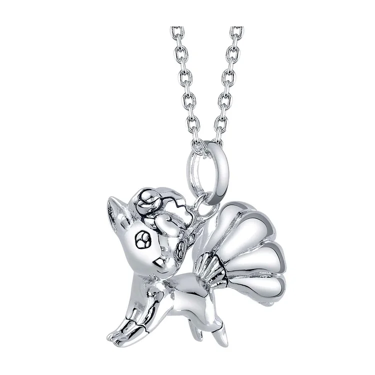 Pokémon Center × RockLove: Alolan Vulpix Sterling Silver Pendant Necklace