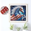 Diamond Painting-DIY Crystal Rhinestone Flag Horse
