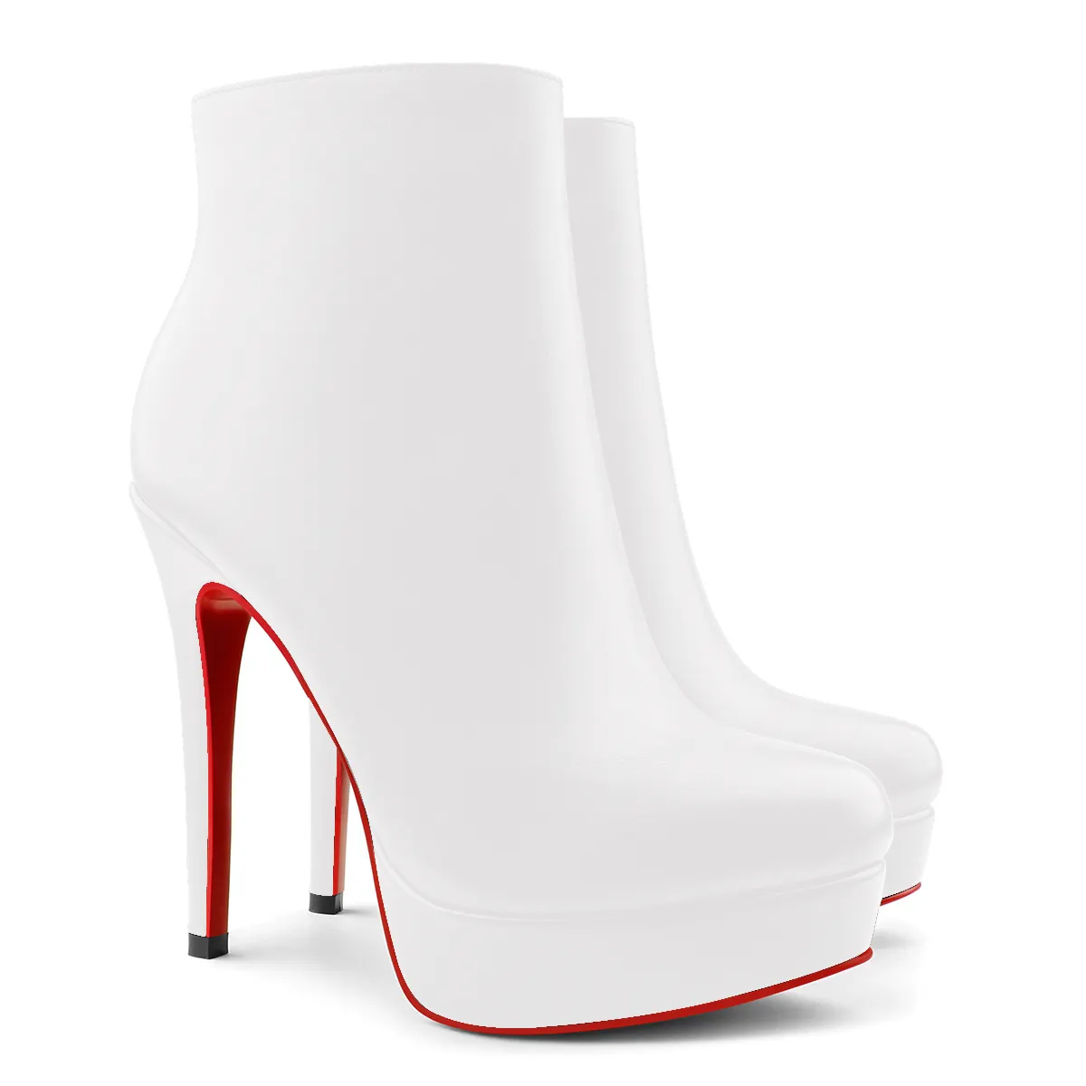 120mm Women's Platform Fashion Bianca Booty Heels-vocosishoes