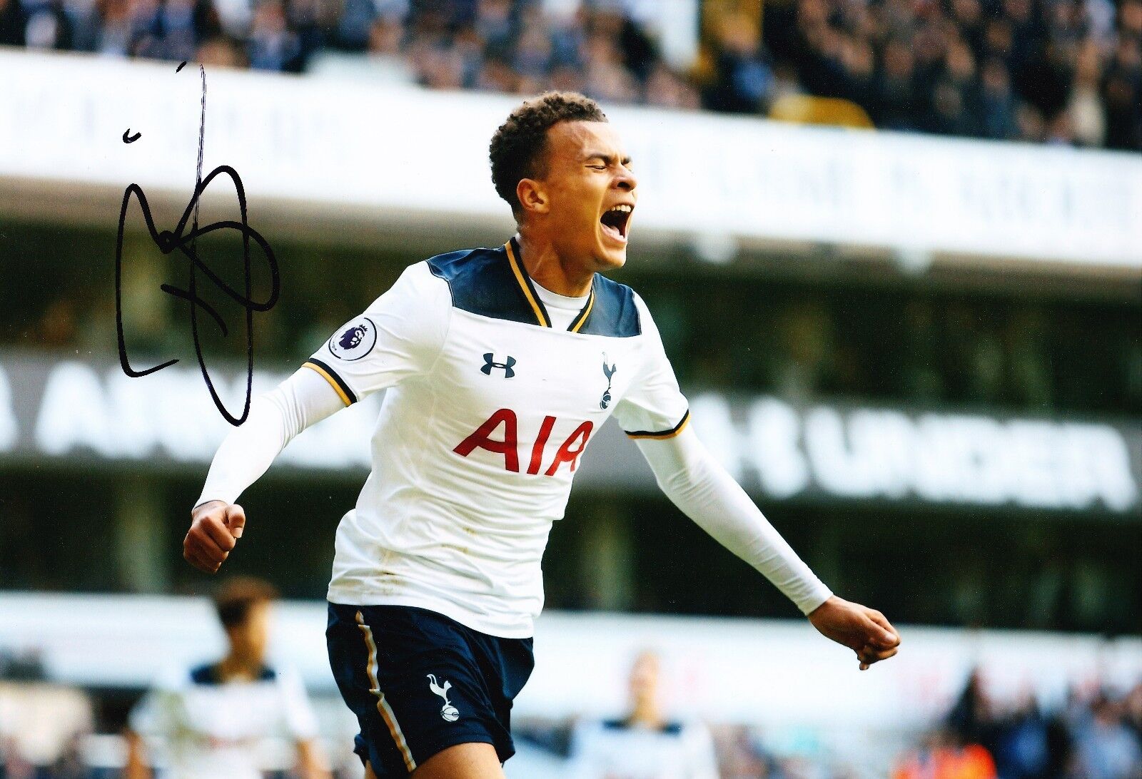 Dele Alli Signed 12X8 Photo Poster painting ENGLAND & SPURS Tottenham Hotspur AFTAL COA (1835)