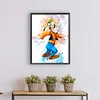 Aquarelle disney goofy-round drill diamond painting-30*40cm