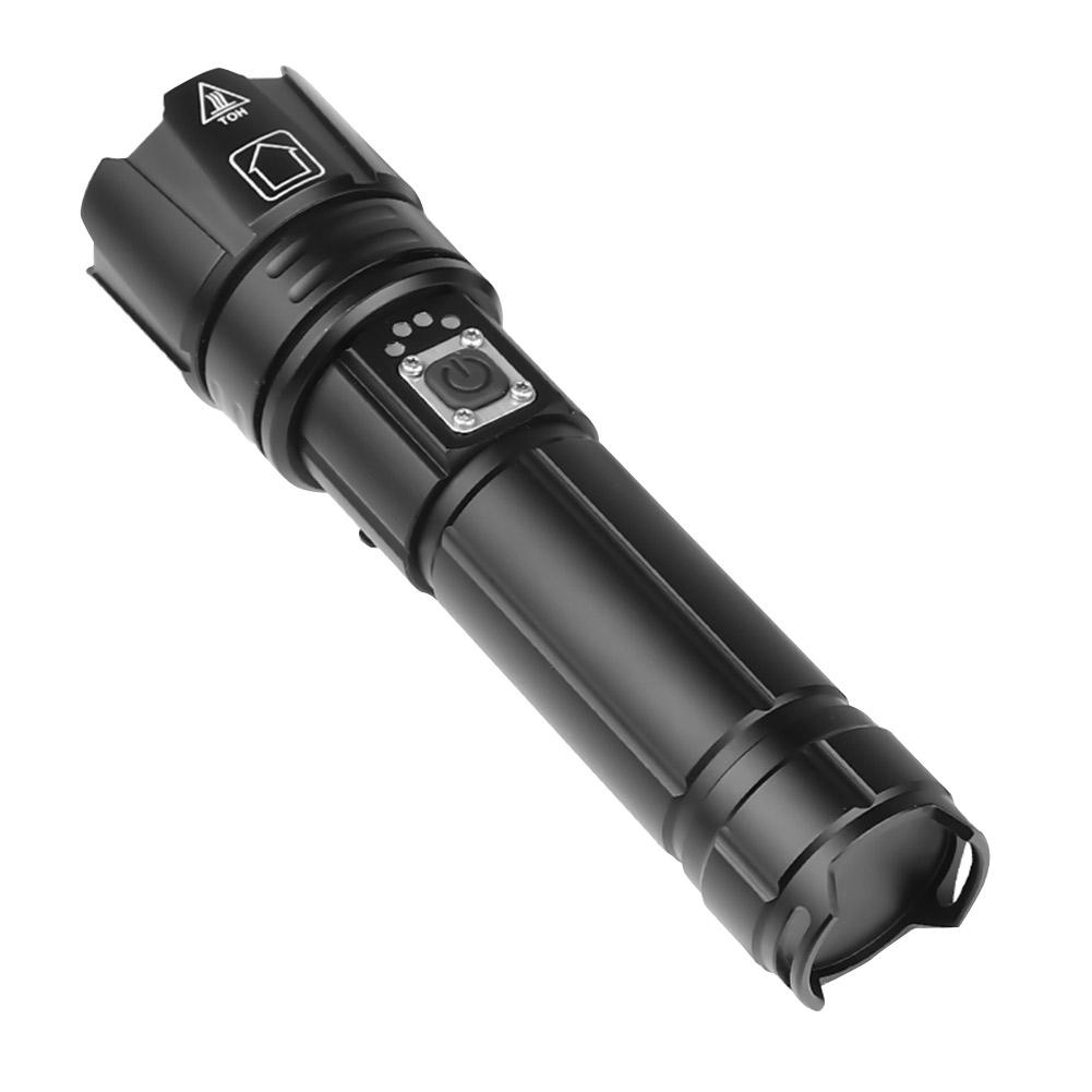 

Zoom Waterproof 3000LM Xhp70LED Flash 5 Modes Pocket Glare Flash, 501 Original