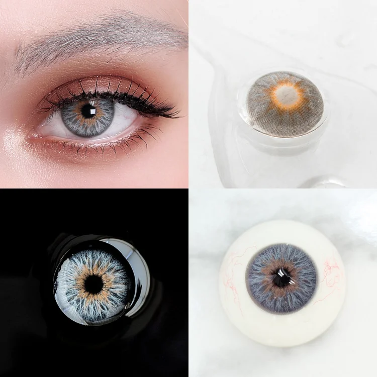 【U.S WAREHOUSE】Wildness Gray Colored Contact Lenses