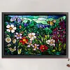uk.everydayedeals (Limited Stock)Cross Stitch - 11ct Stamped - Buisson De Peinture En Verre (60*40cm)