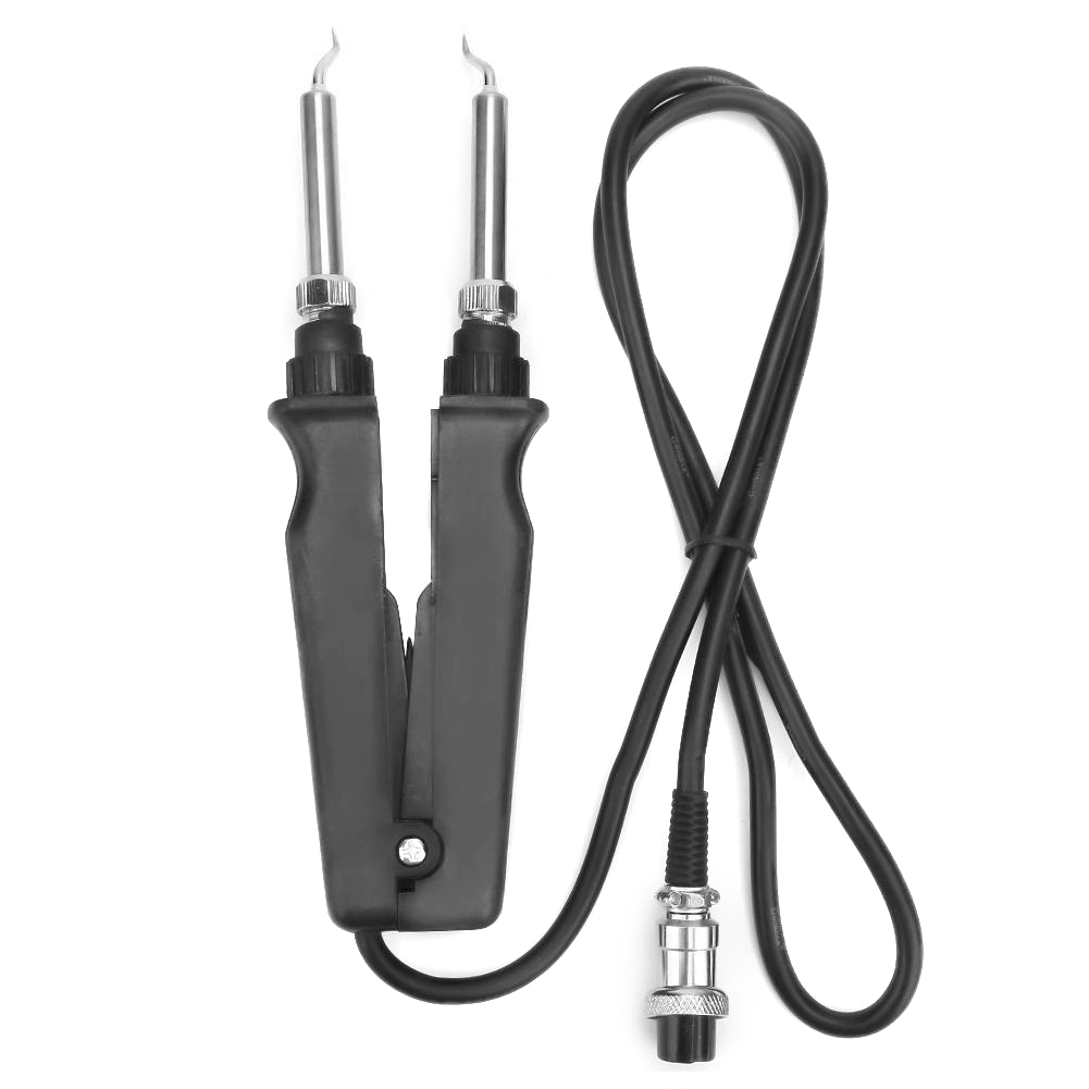 

60W 902 ESD SMD Double Electric Soldering Iron Welder Tweezer Handle Clip, 501 Original