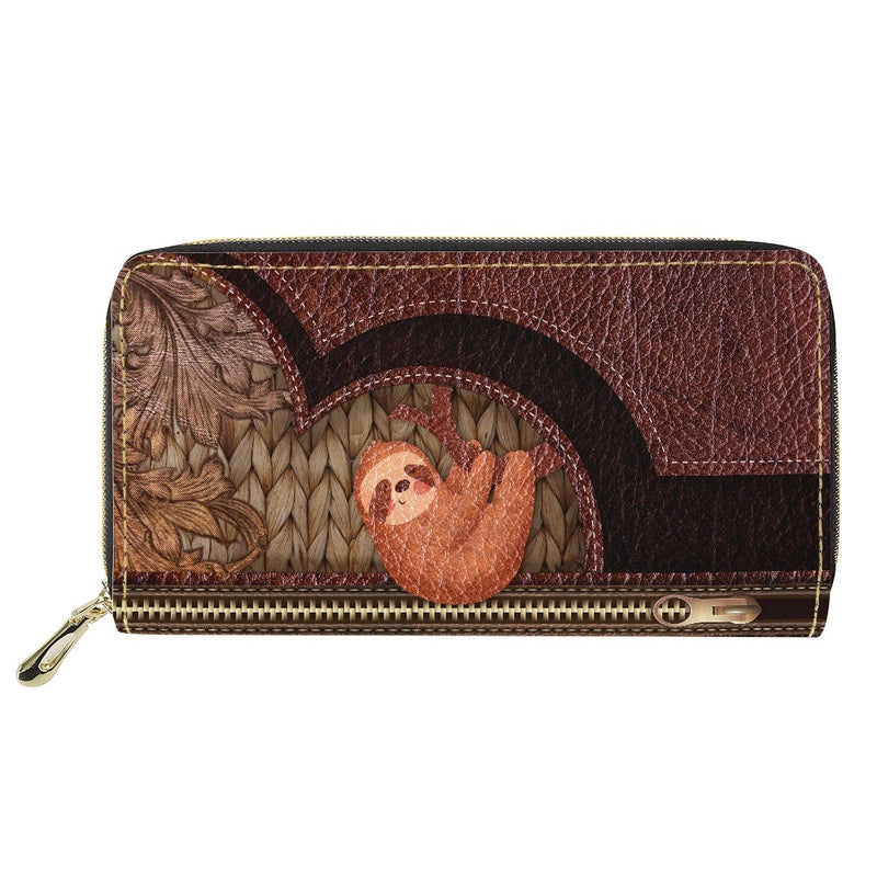 Women’s Customized Pu Leather Zipper Wallets