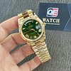 Rolex Day-Date m228238-0061 Yellow gold with Green Dial (Roman Numerals) President bracelet (40mm) Super Clone