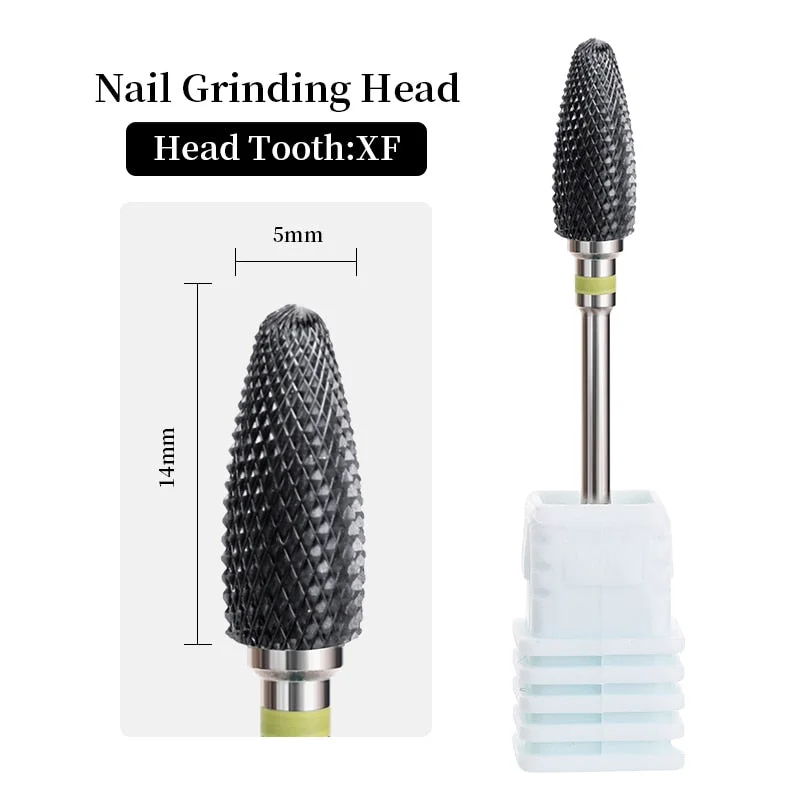 1Pcs Carbide Tungsten Nail Drill Bit Manicure Drill For Milling Cutter Electric Machine Nail Files Buffer Nail Art Equipment-Nail Inspo