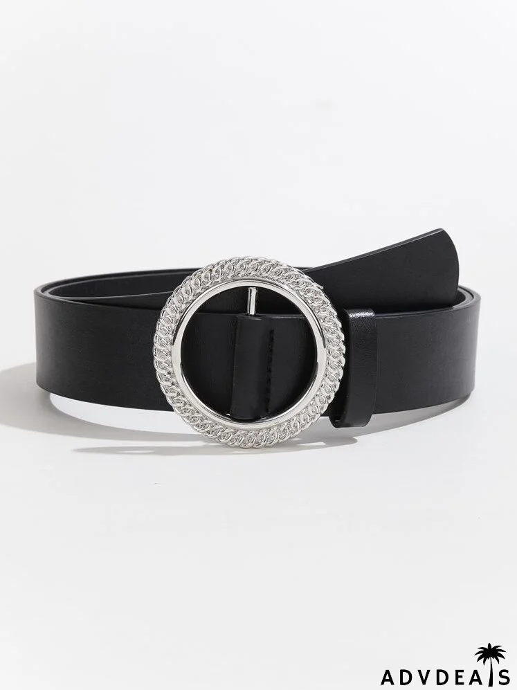 Round Buckle Belt