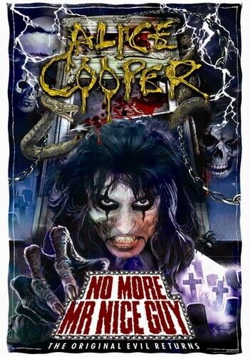 ALICE COOPER POSTER - NO MORE MR NICE GUY - HIGH GLOSS Photo Poster painting INSERT POSTERS